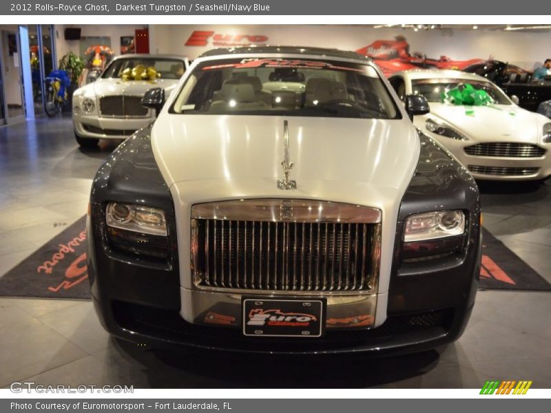 Darkest Tungston / Seashell/Navy Blue 2012 Rolls-Royce Ghost