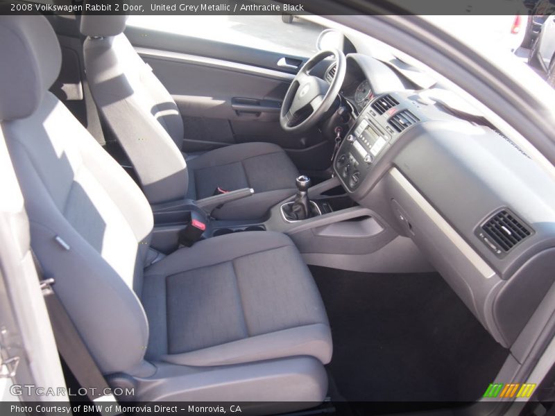United Grey Metallic / Anthracite Black 2008 Volkswagen Rabbit 2 Door
