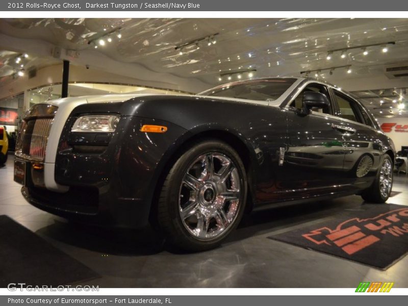 Darkest Tungston / Seashell/Navy Blue 2012 Rolls-Royce Ghost