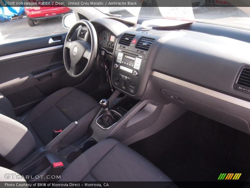 United Grey Metallic / Anthracite Black 2008 Volkswagen Rabbit 2 Door