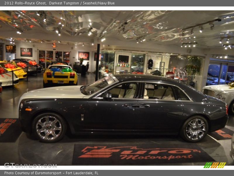 Darkest Tungston / Seashell/Navy Blue 2012 Rolls-Royce Ghost