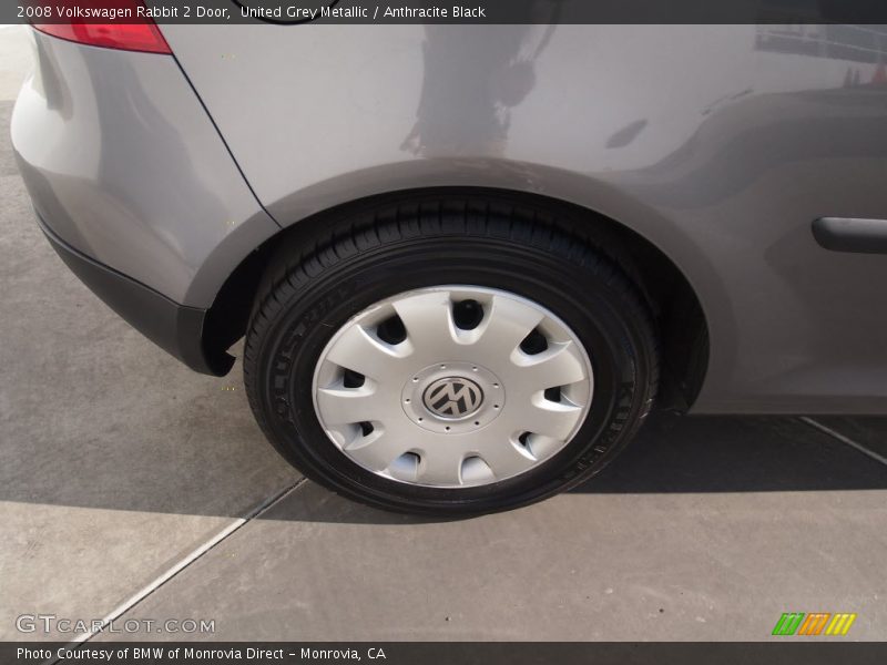 United Grey Metallic / Anthracite Black 2008 Volkswagen Rabbit 2 Door