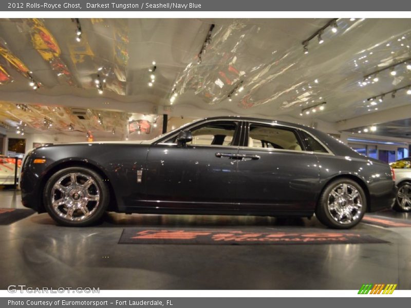 Darkest Tungston / Seashell/Navy Blue 2012 Rolls-Royce Ghost