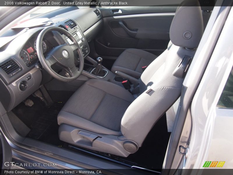 United Grey Metallic / Anthracite Black 2008 Volkswagen Rabbit 2 Door