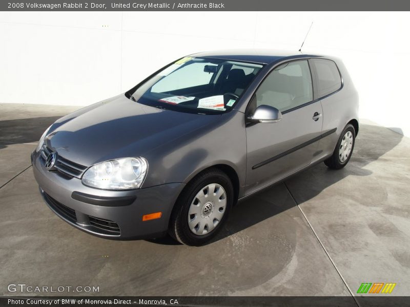 United Grey Metallic / Anthracite Black 2008 Volkswagen Rabbit 2 Door