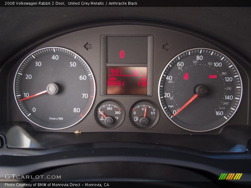 United Grey Metallic / Anthracite Black 2008 Volkswagen Rabbit 2 Door