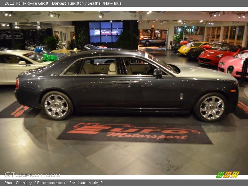 Darkest Tungston / Seashell/Navy Blue 2012 Rolls-Royce Ghost