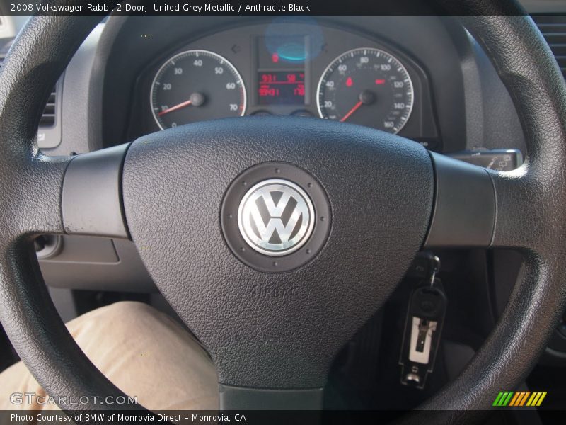 United Grey Metallic / Anthracite Black 2008 Volkswagen Rabbit 2 Door
