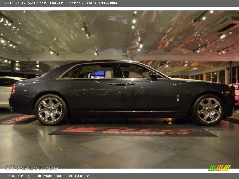 Darkest Tungston / Seashell/Navy Blue 2012 Rolls-Royce Ghost