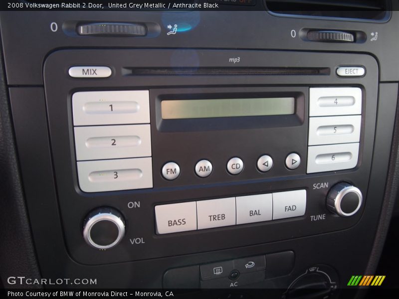 United Grey Metallic / Anthracite Black 2008 Volkswagen Rabbit 2 Door