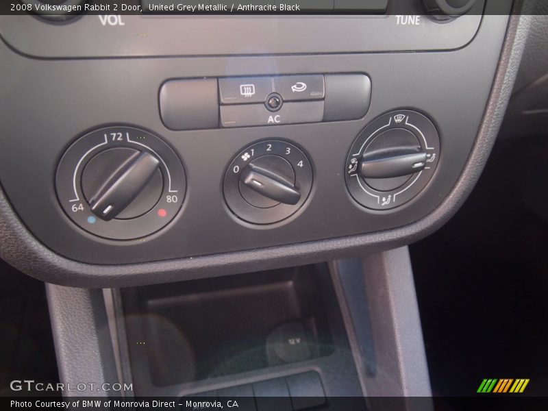 United Grey Metallic / Anthracite Black 2008 Volkswagen Rabbit 2 Door