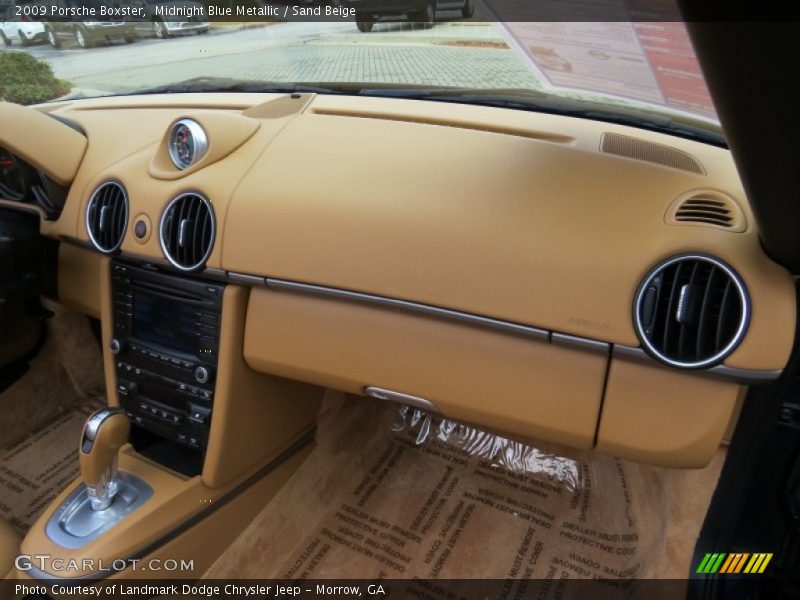 Dashboard of 2009 Boxster 