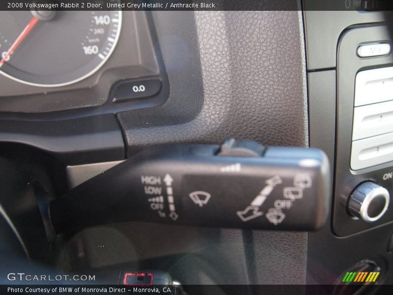 United Grey Metallic / Anthracite Black 2008 Volkswagen Rabbit 2 Door