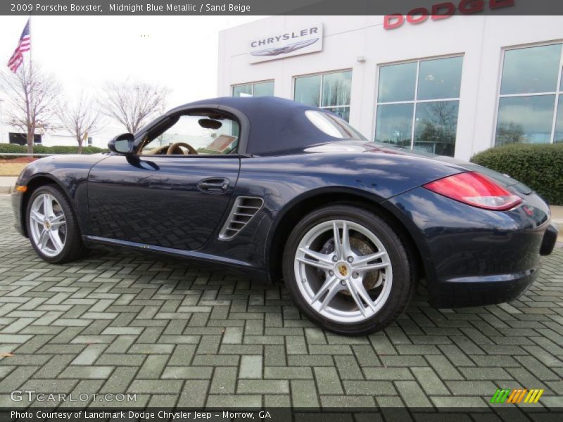 Midnight Blue Metallic / Sand Beige 2009 Porsche Boxster