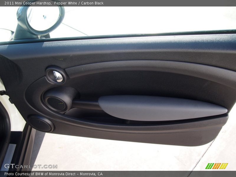 Pepper White / Carbon Black 2011 Mini Cooper Hardtop