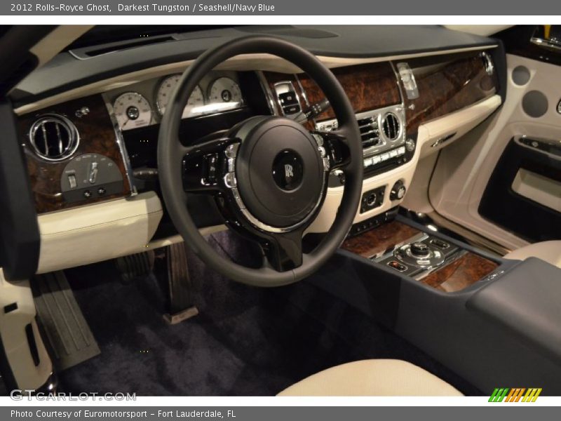 Darkest Tungston / Seashell/Navy Blue 2012 Rolls-Royce Ghost