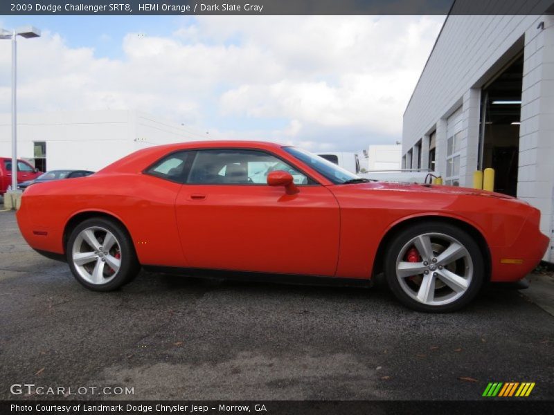 HEMI Orange / Dark Slate Gray 2009 Dodge Challenger SRT8