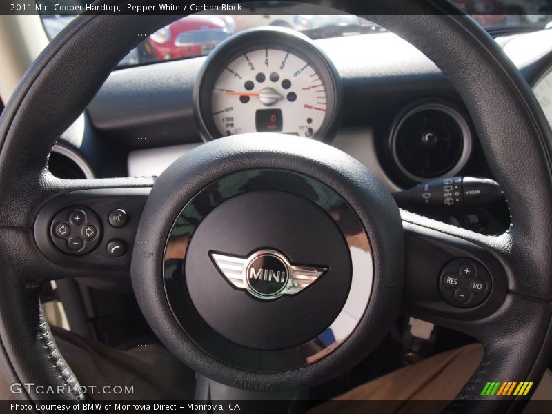 Pepper White / Carbon Black 2011 Mini Cooper Hardtop