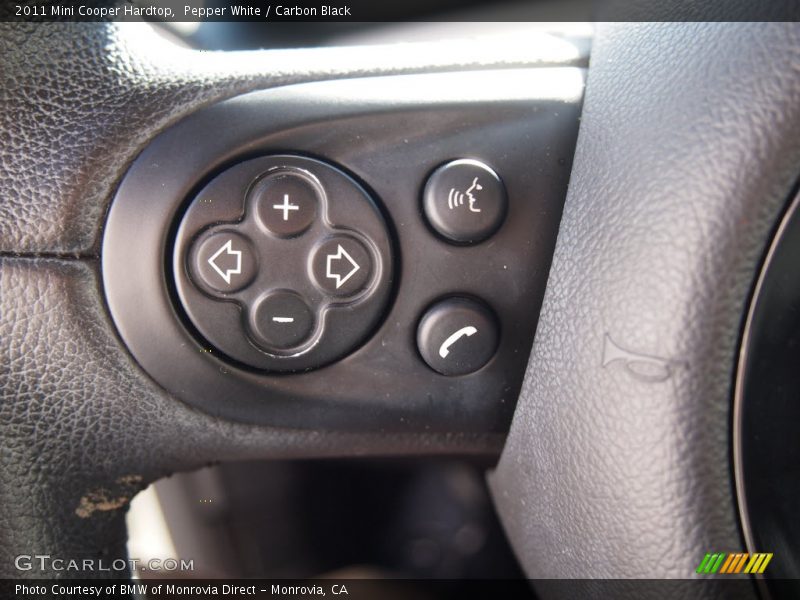 Pepper White / Carbon Black 2011 Mini Cooper Hardtop