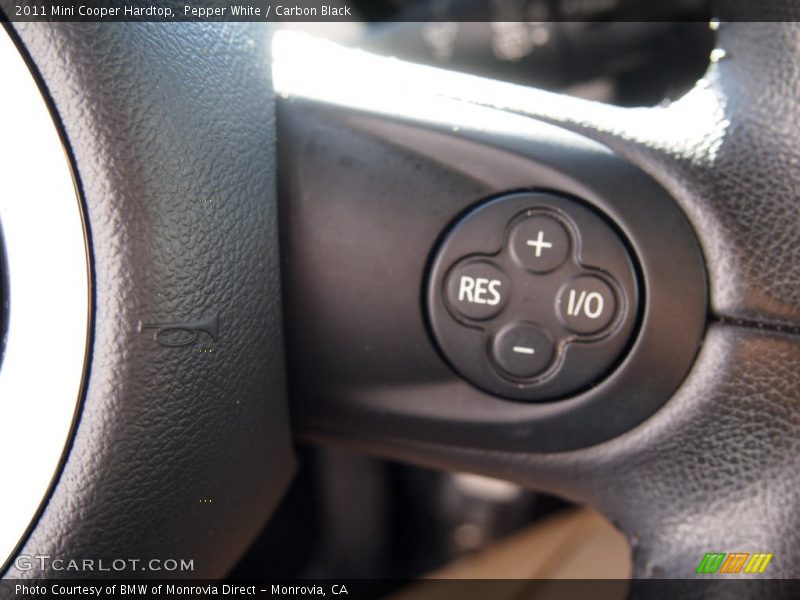 Pepper White / Carbon Black 2011 Mini Cooper Hardtop
