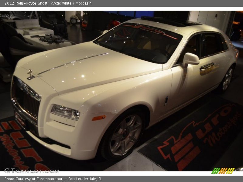 Arctic White / Moccasin 2012 Rolls-Royce Ghost