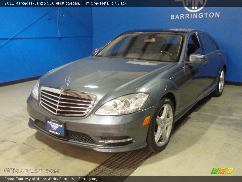 Flint Grey Metallic / Black 2011 Mercedes-Benz S 550 4Matic Sedan
