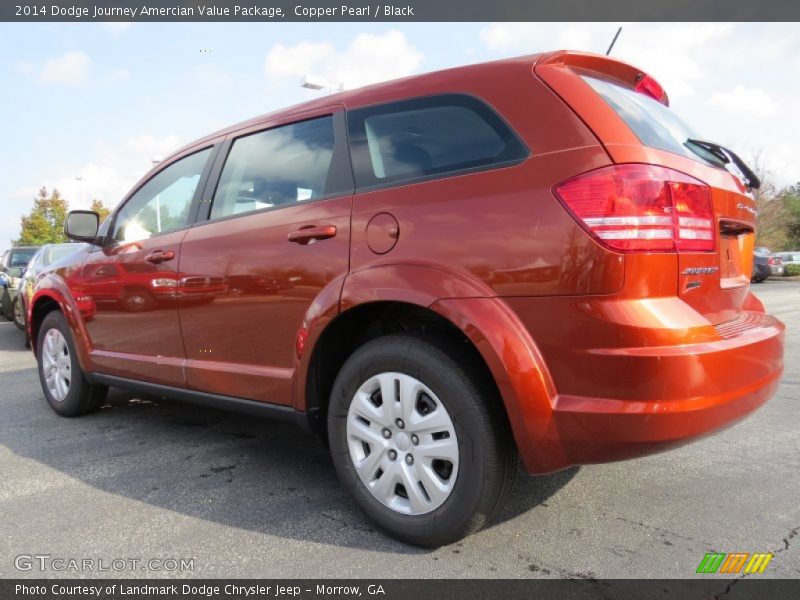 Copper Pearl / Black 2014 Dodge Journey Amercian Value Package