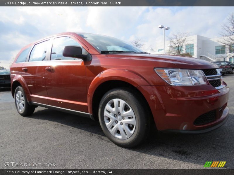Copper Pearl / Black 2014 Dodge Journey Amercian Value Package