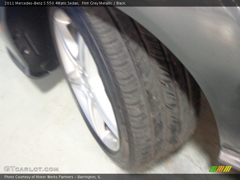 Flint Grey Metallic / Black 2011 Mercedes-Benz S 550 4Matic Sedan