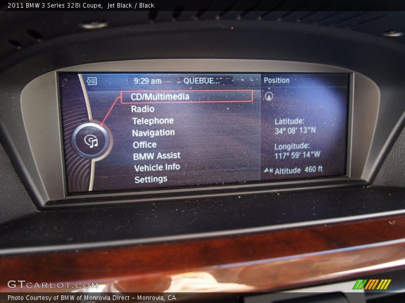 Jet Black / Black 2011 BMW 3 Series 328i Coupe