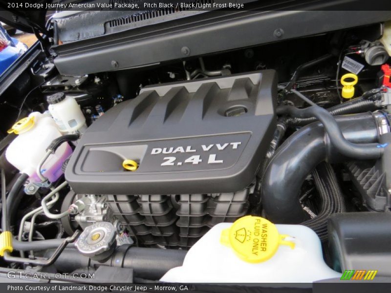 Pitch Black / Black/Light Frost Beige 2014 Dodge Journey Amercian Value Package