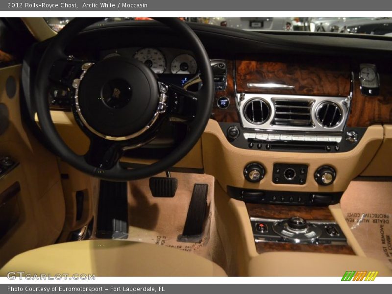 Arctic White / Moccasin 2012 Rolls-Royce Ghost