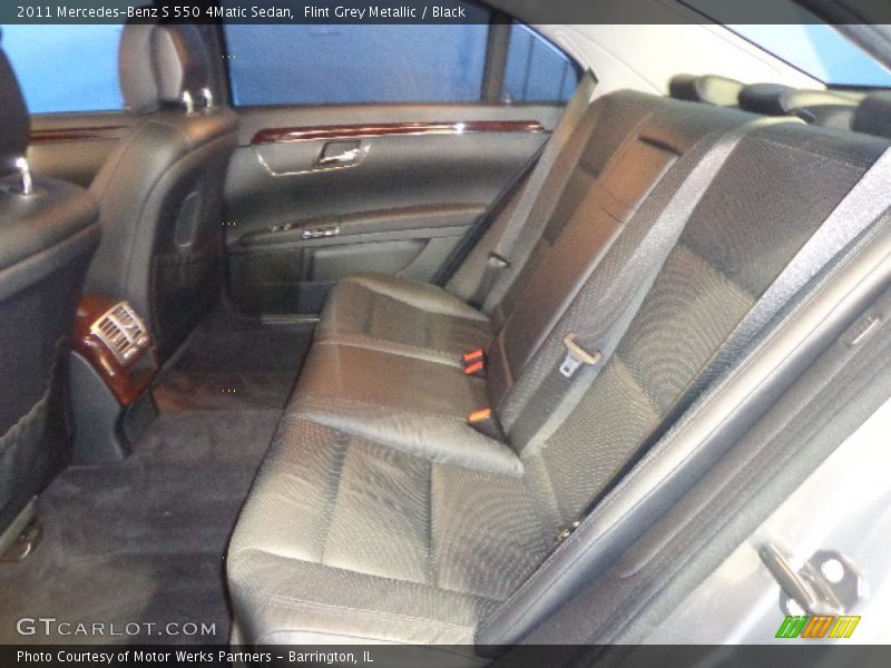 Flint Grey Metallic / Black 2011 Mercedes-Benz S 550 4Matic Sedan