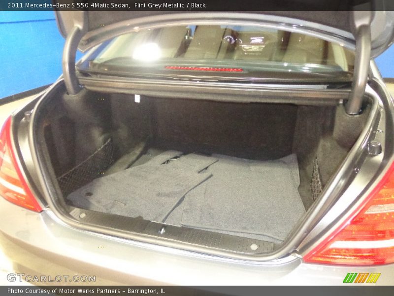 Flint Grey Metallic / Black 2011 Mercedes-Benz S 550 4Matic Sedan