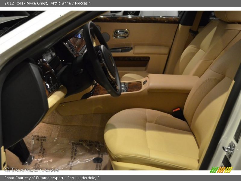 Arctic White / Moccasin 2012 Rolls-Royce Ghost
