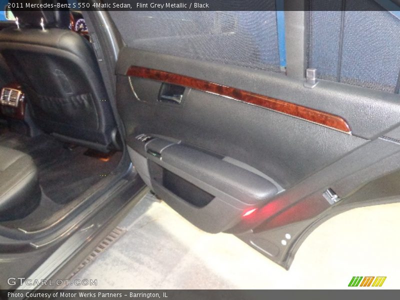 Flint Grey Metallic / Black 2011 Mercedes-Benz S 550 4Matic Sedan