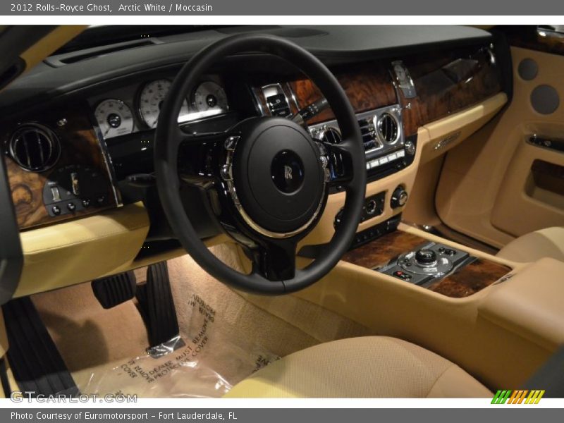 Arctic White / Moccasin 2012 Rolls-Royce Ghost