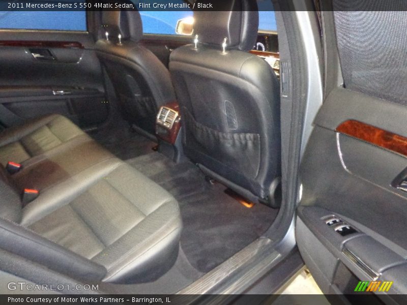 Flint Grey Metallic / Black 2011 Mercedes-Benz S 550 4Matic Sedan