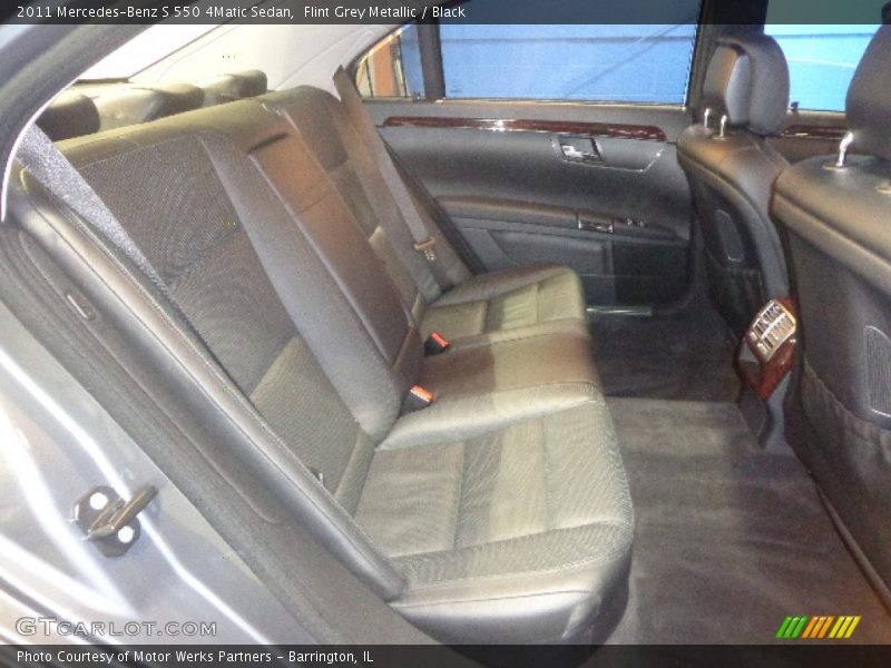 Flint Grey Metallic / Black 2011 Mercedes-Benz S 550 4Matic Sedan