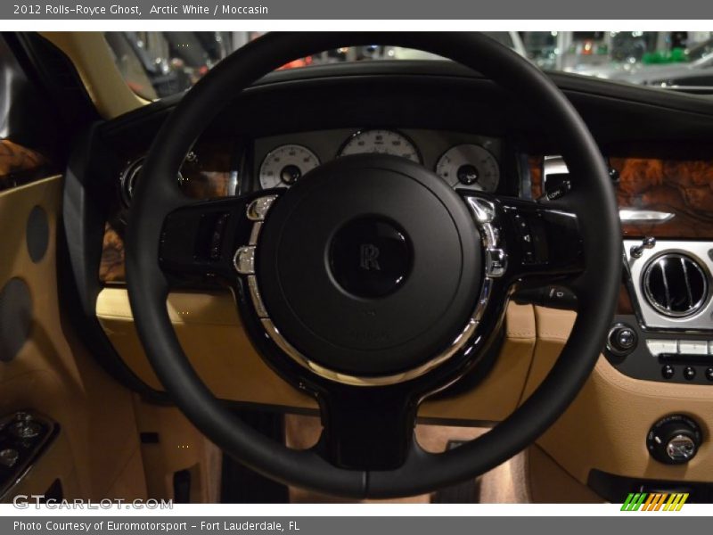 Arctic White / Moccasin 2012 Rolls-Royce Ghost