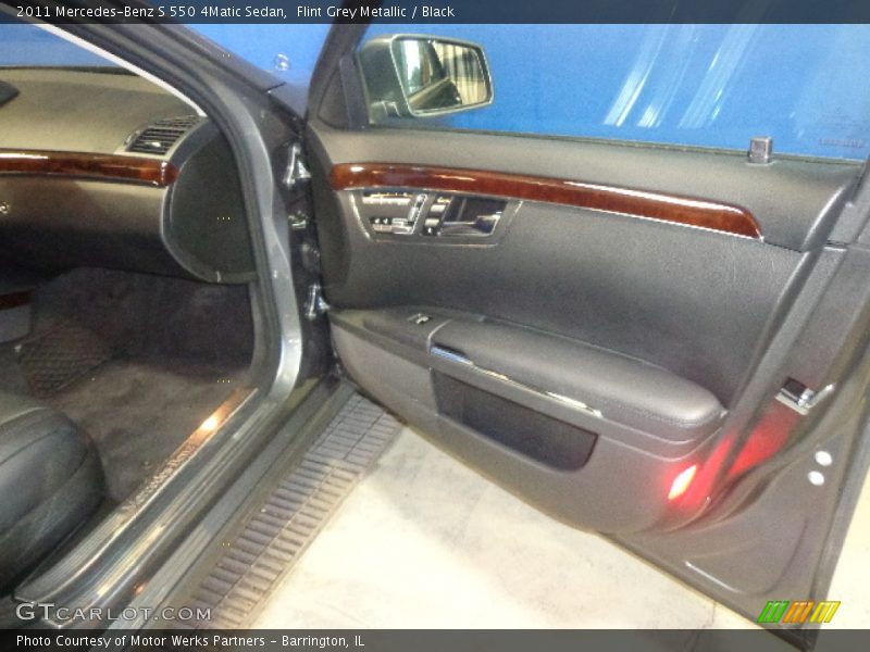 Flint Grey Metallic / Black 2011 Mercedes-Benz S 550 4Matic Sedan