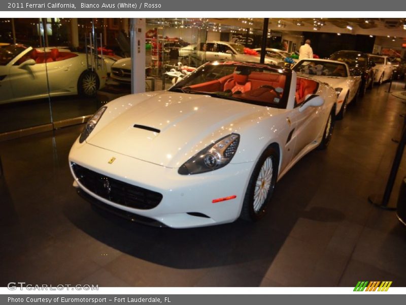 Bianco Avus (White) / Rosso 2011 Ferrari California