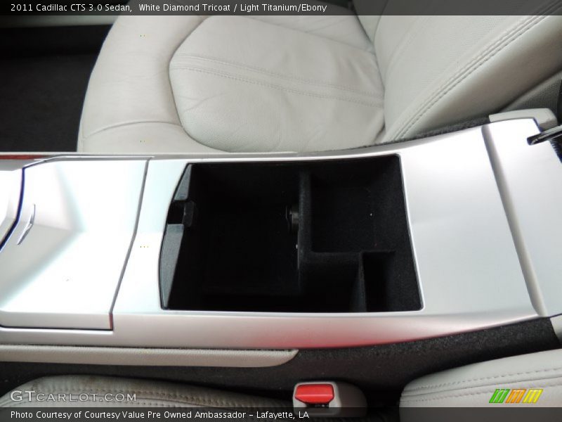 White Diamond Tricoat / Light Titanium/Ebony 2011 Cadillac CTS 3.0 Sedan
