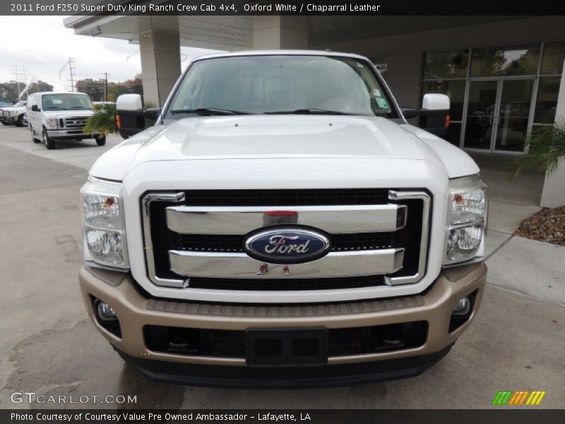 Oxford White / Chaparral Leather 2011 Ford F250 Super Duty King Ranch Crew Cab 4x4