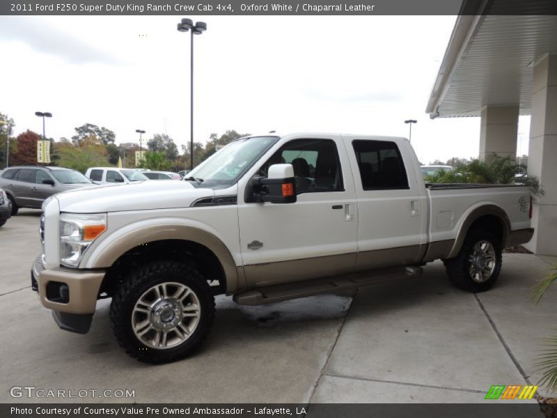 Oxford White / Chaparral Leather 2011 Ford F250 Super Duty King Ranch Crew Cab 4x4