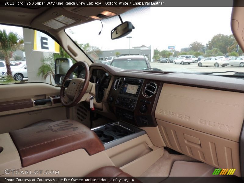Oxford White / Chaparral Leather 2011 Ford F250 Super Duty King Ranch Crew Cab 4x4