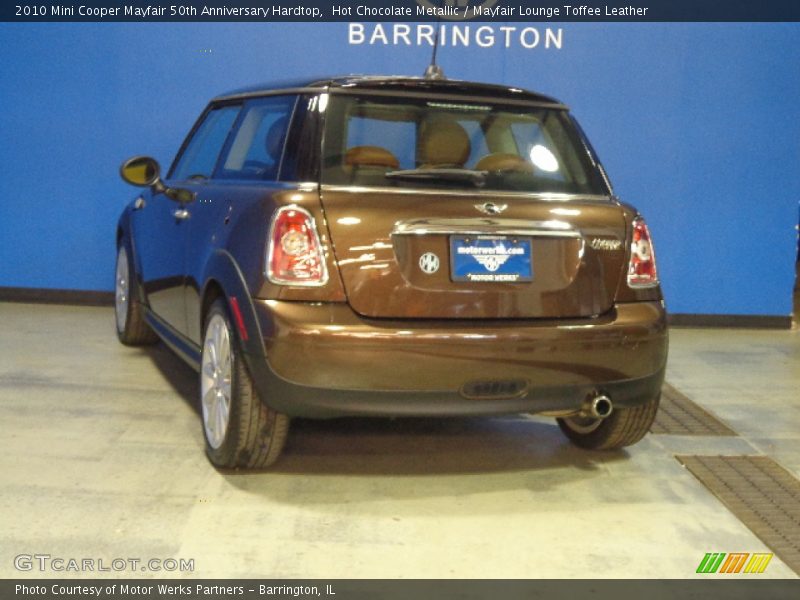 Hot Chocolate Metallic / Mayfair Lounge Toffee Leather 2010 Mini Cooper Mayfair 50th Anniversary Hardtop