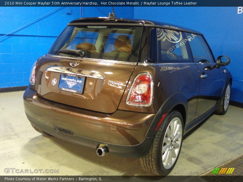 Hot Chocolate Metallic / Mayfair Lounge Toffee Leather 2010 Mini Cooper Mayfair 50th Anniversary Hardtop