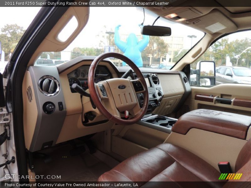 Oxford White / Chaparral Leather 2011 Ford F250 Super Duty King Ranch Crew Cab 4x4