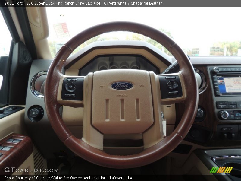 Oxford White / Chaparral Leather 2011 Ford F250 Super Duty King Ranch Crew Cab 4x4
